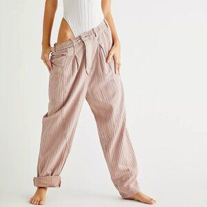 Free People Pants linen seamed livin in the city womens (xsmall) bohemian shabby